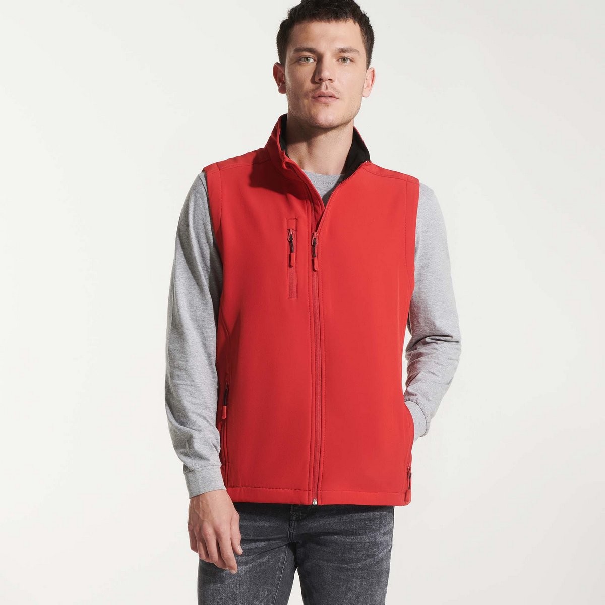 Chaleco Roly Quebec 6438 Hombre Softshell – Ropa Laboral Andorra